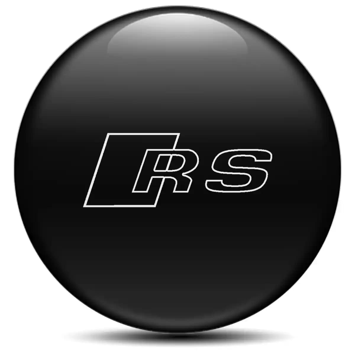 Audi RS Domed Sticker Stylish Design