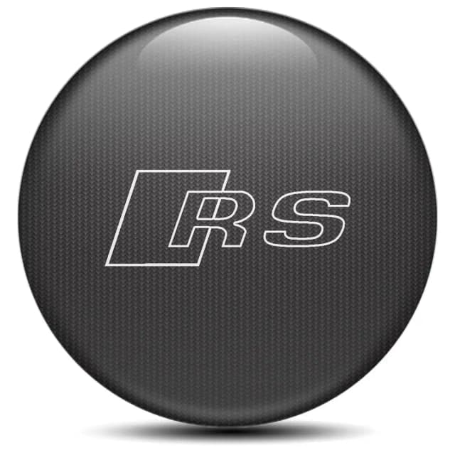 Audi RS Wheel Emblem Self-Adhesive Stylish Design