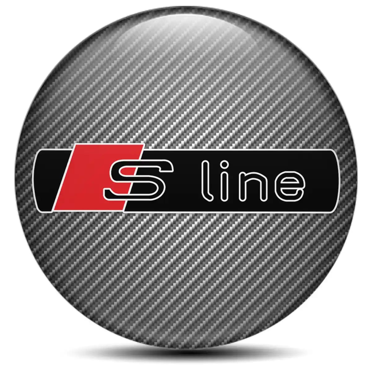 Audi S Line Domed Emblem Stylish Design