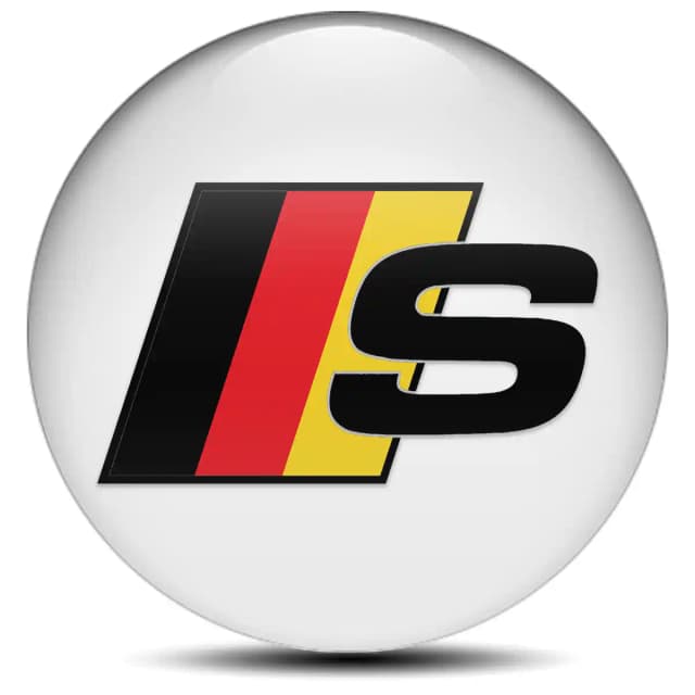 Audi S Line Domed Sticker High Quality