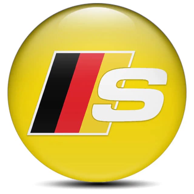 Audi S Line Domed Sticker Stylish Design