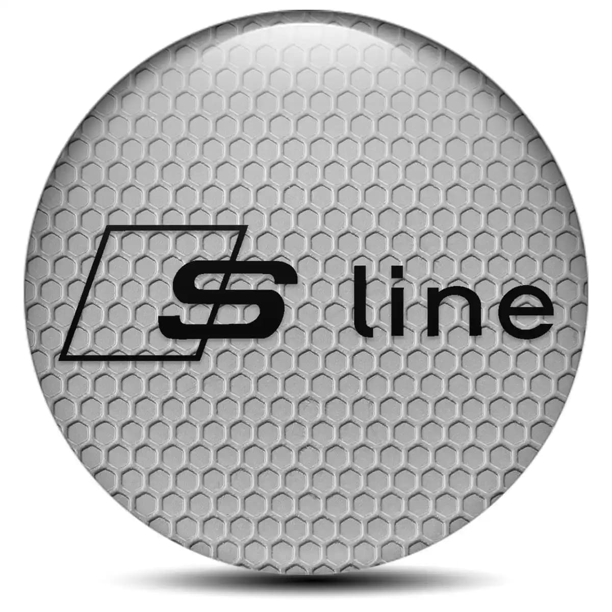 Audi S Line Emblem Badge Self-Adhesive Stylish Design