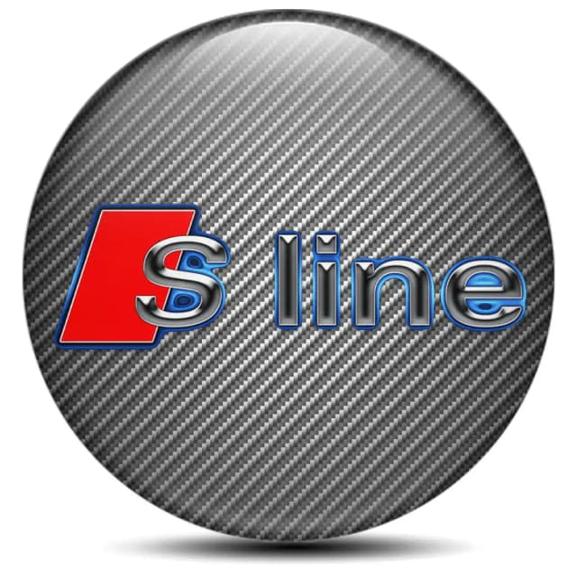 Audi S Line Emblem Center Hup Cap High Quality