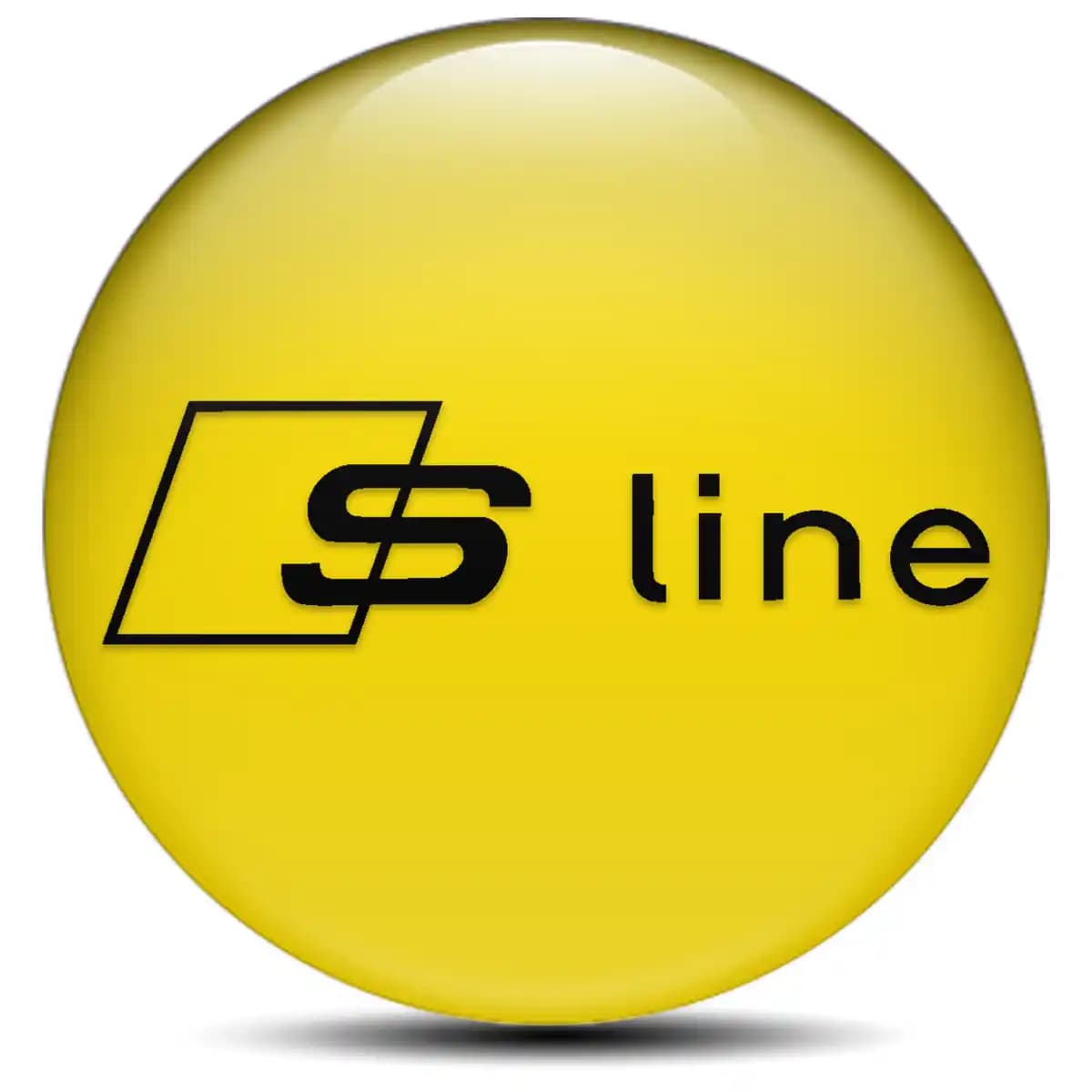 Audi S Line Epoxy Sticker Stylish Design