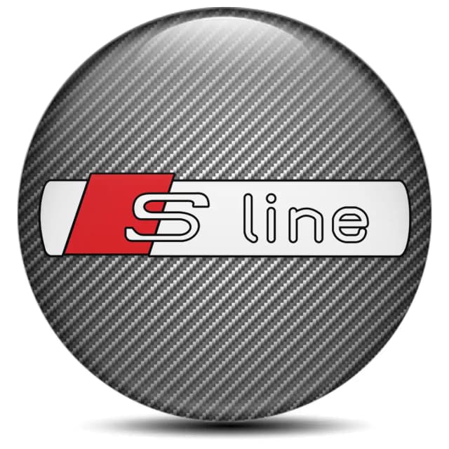 Audi S Line Logo Emblem Self-Adhesive Stylish Design