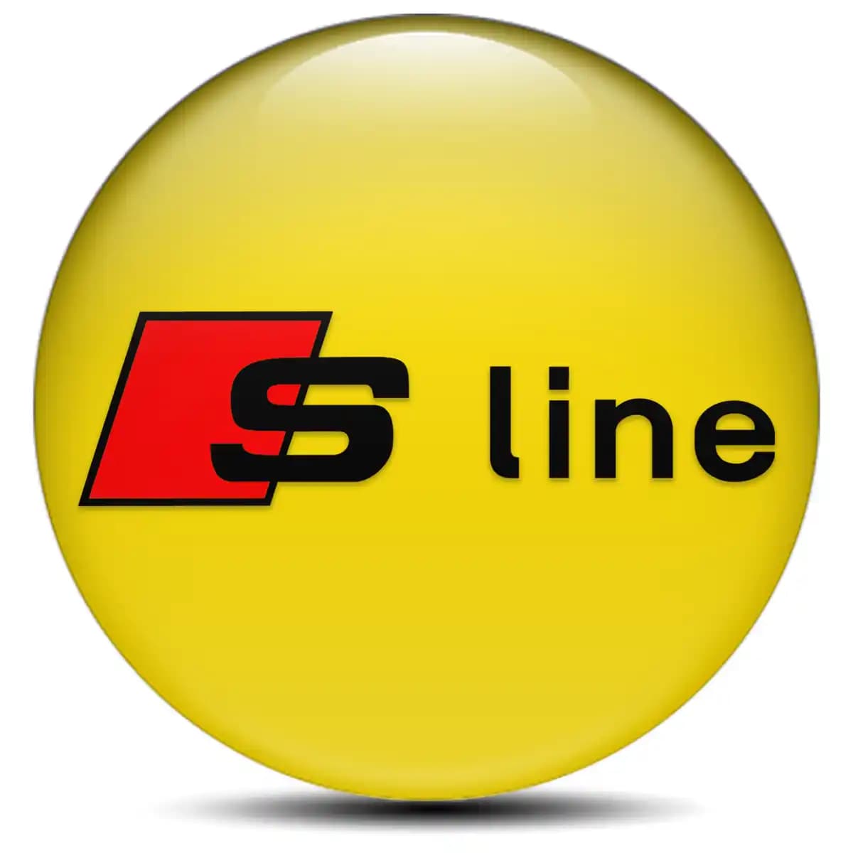 Audi S Line Logo Sticker Stylish Design