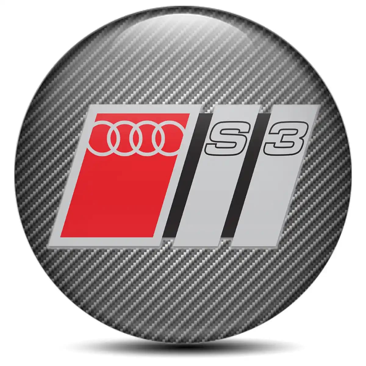 Audi S3 Badge Emblems Center Cap Stylish Design