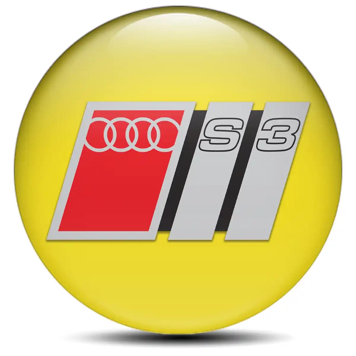 Audi S3 Domed Emblem Stylish Design