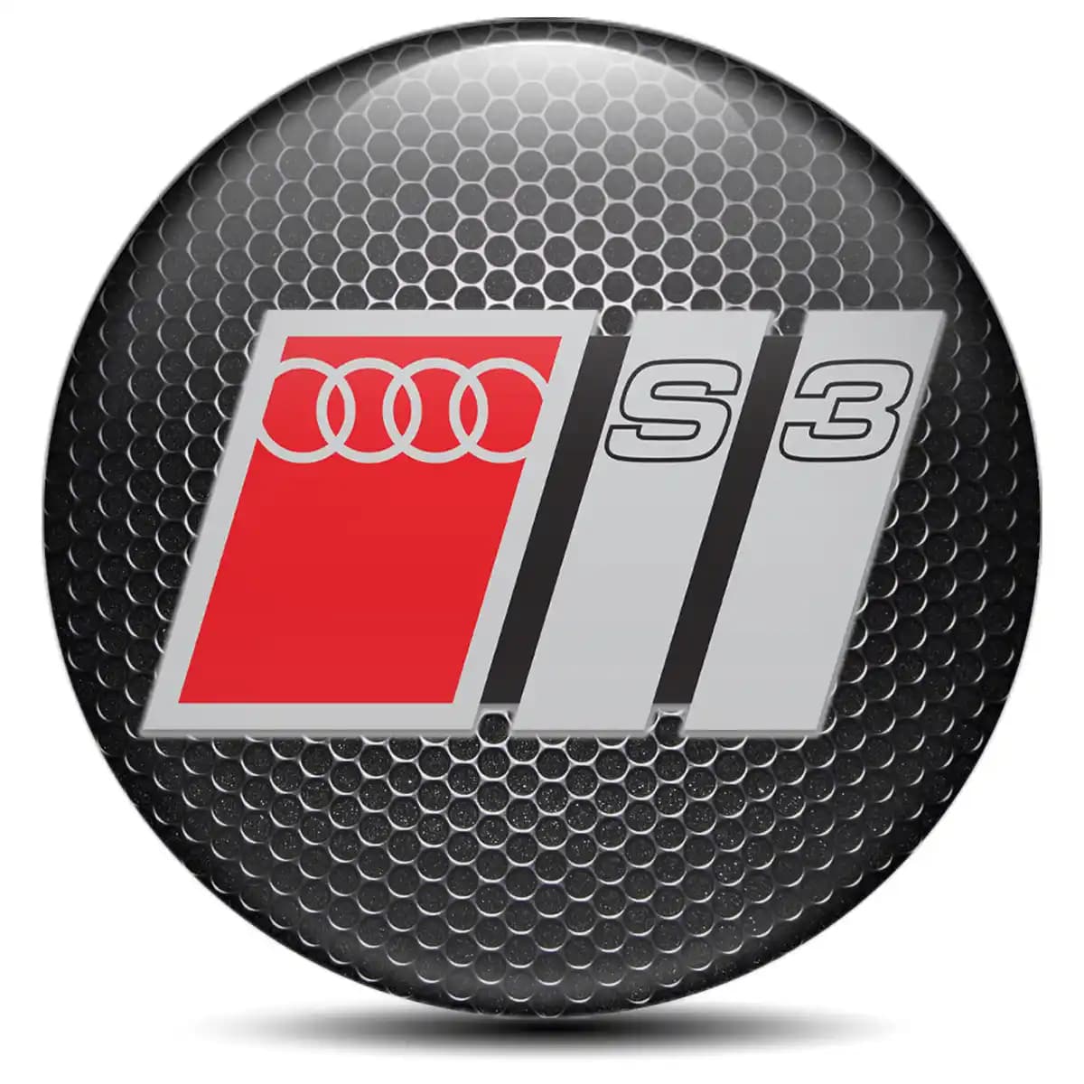Audi S3 Domed Sticker Stylish Design