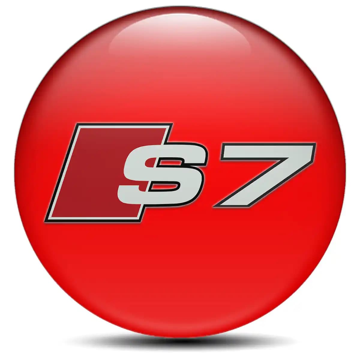 Audi S7 Domed Emblem Stylish Design