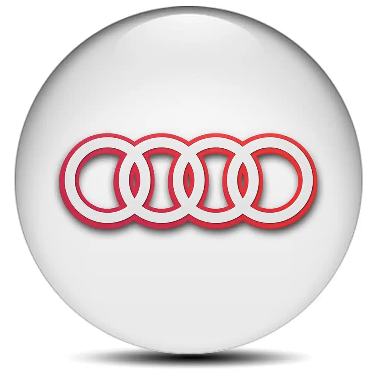 Audi Wheel Emblem Self-Adhesive Luxury Edition