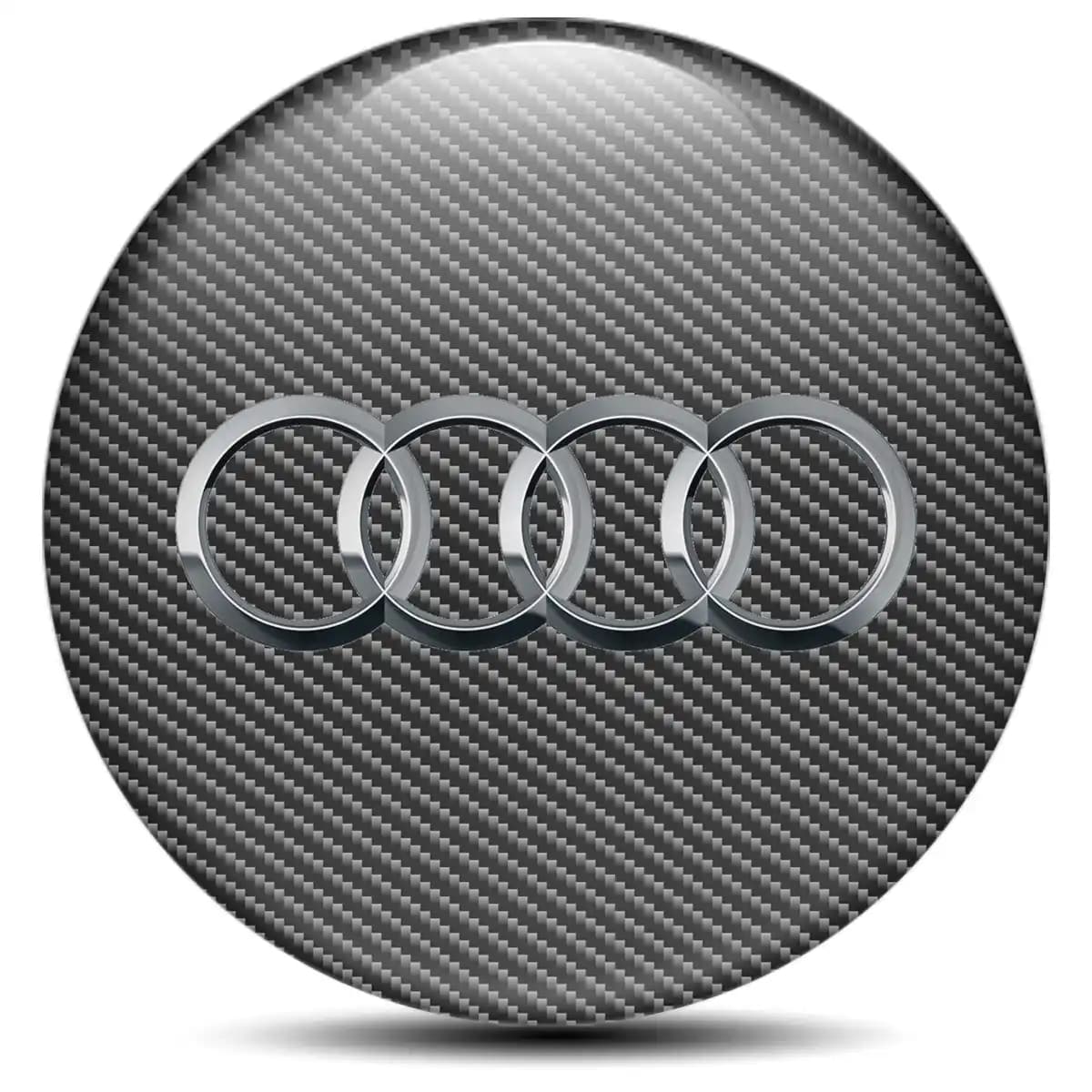 Audi Wheel Emblem Self-Adhesive Premium Quality
