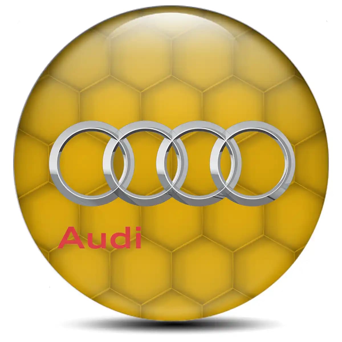 Audi Wheel Emblem Self-Adhesive Tuning Car
