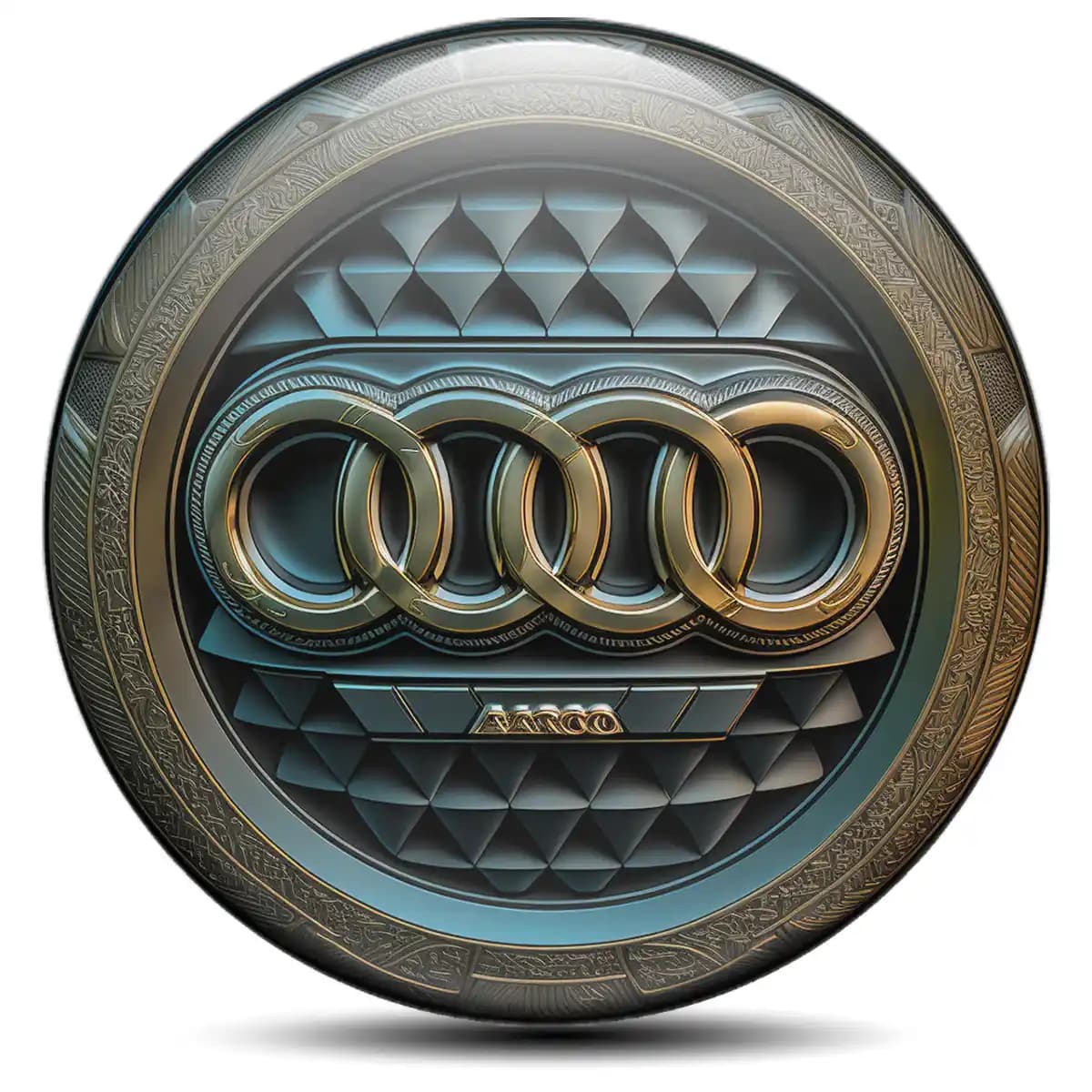Audi Wheel Emblems Luxury Edition