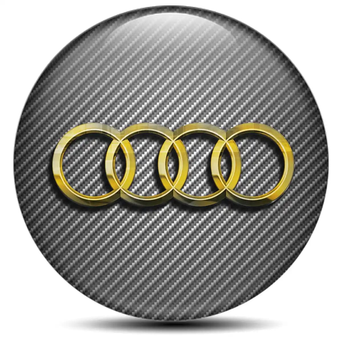 Audi Wheel Emblems Premium Resin