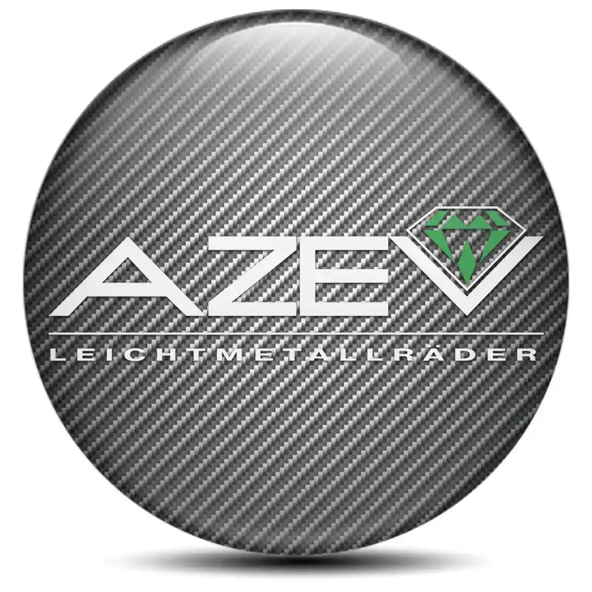 Azev Domed Emblem Self-Adhesive Stylish Design