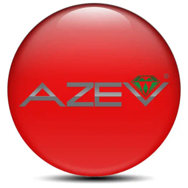 Azev Emblem Badge Self-Adhesive Stylish Design