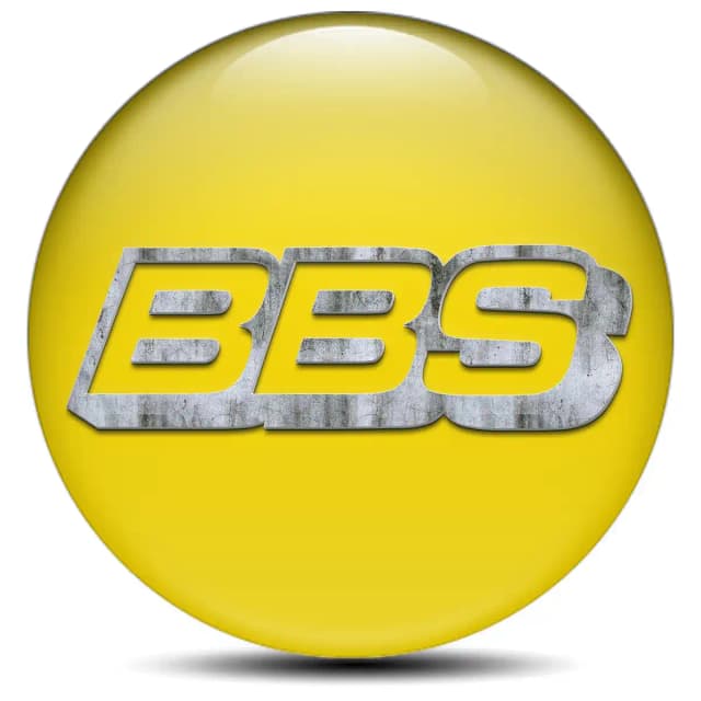 BBS Domed Emblem Self-Adhesive Interior Design