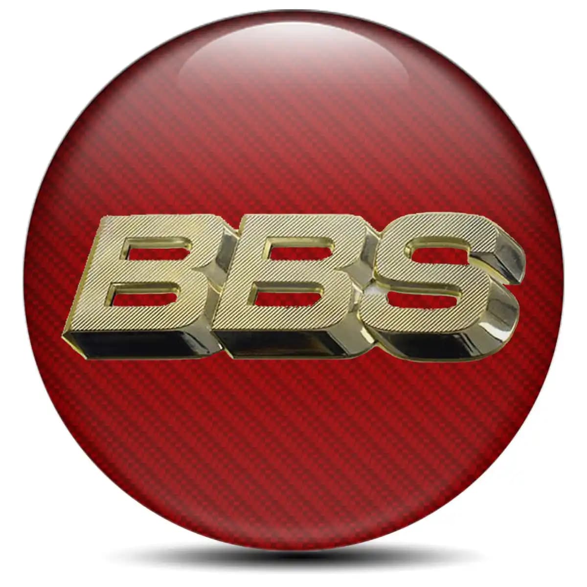 BBS Domed Emblem Self-Adhesive Stylish Design