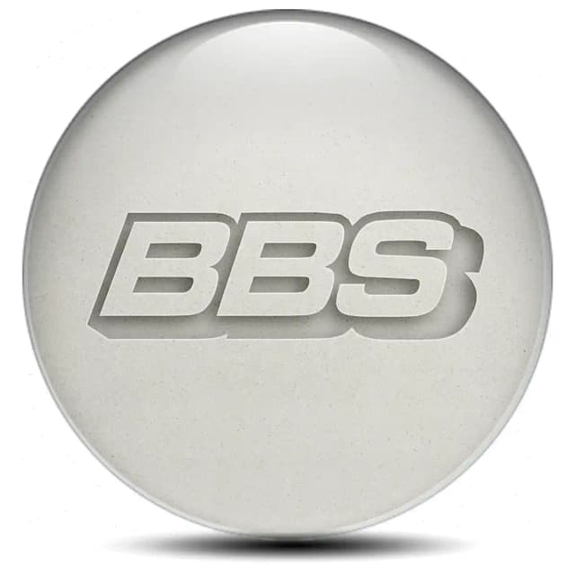 BBS Domed Emblem Tuning Car
