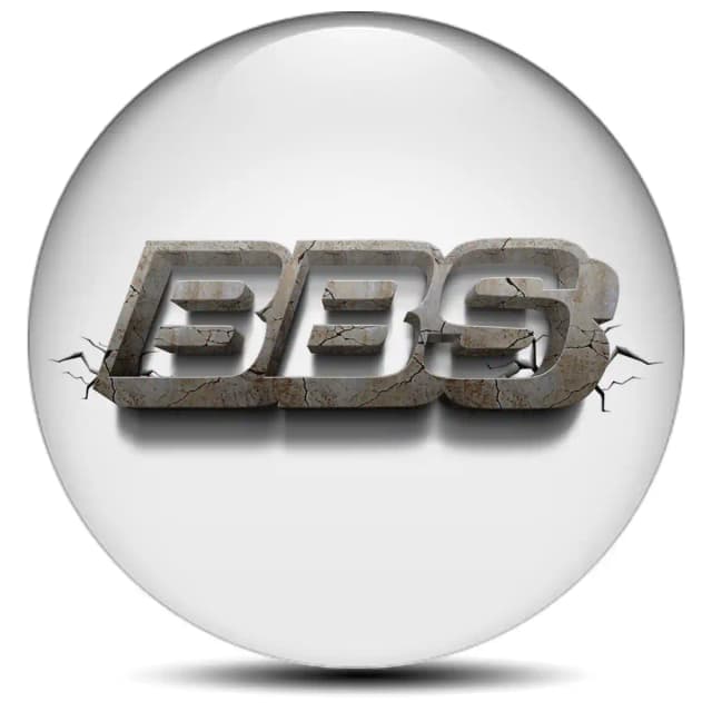 BBS Domed Sticker Self-Adhesive Limited Edition