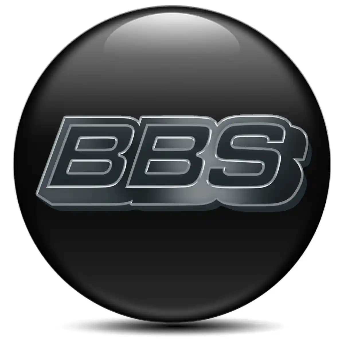BBS Domed Sticker Self-Adhesive Stylish Design