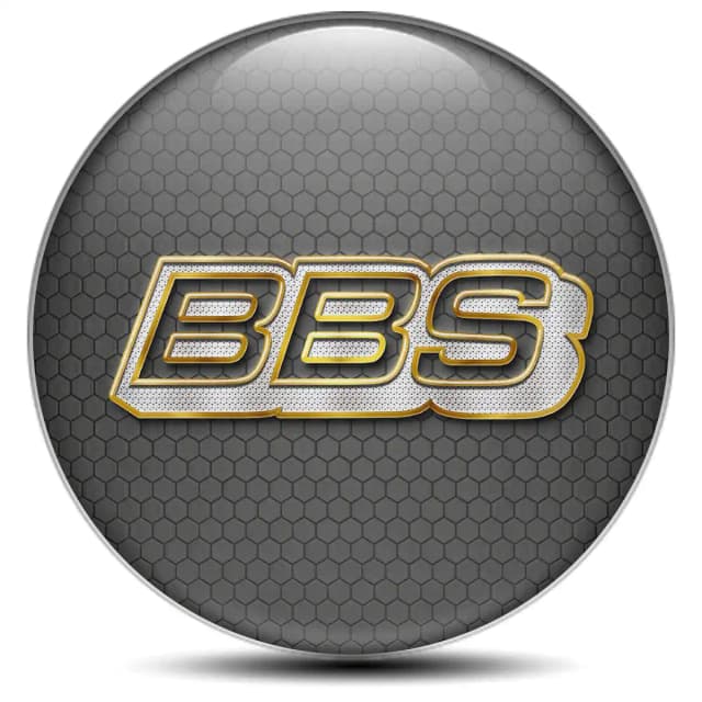 BBS Domed Sticker Tuning Car