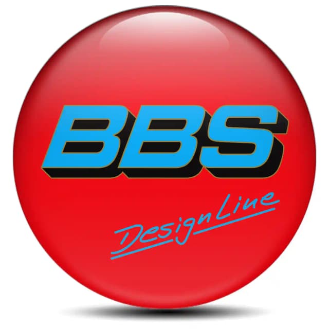 BBS Logo Emblem Self-Adhesive Premium Quality