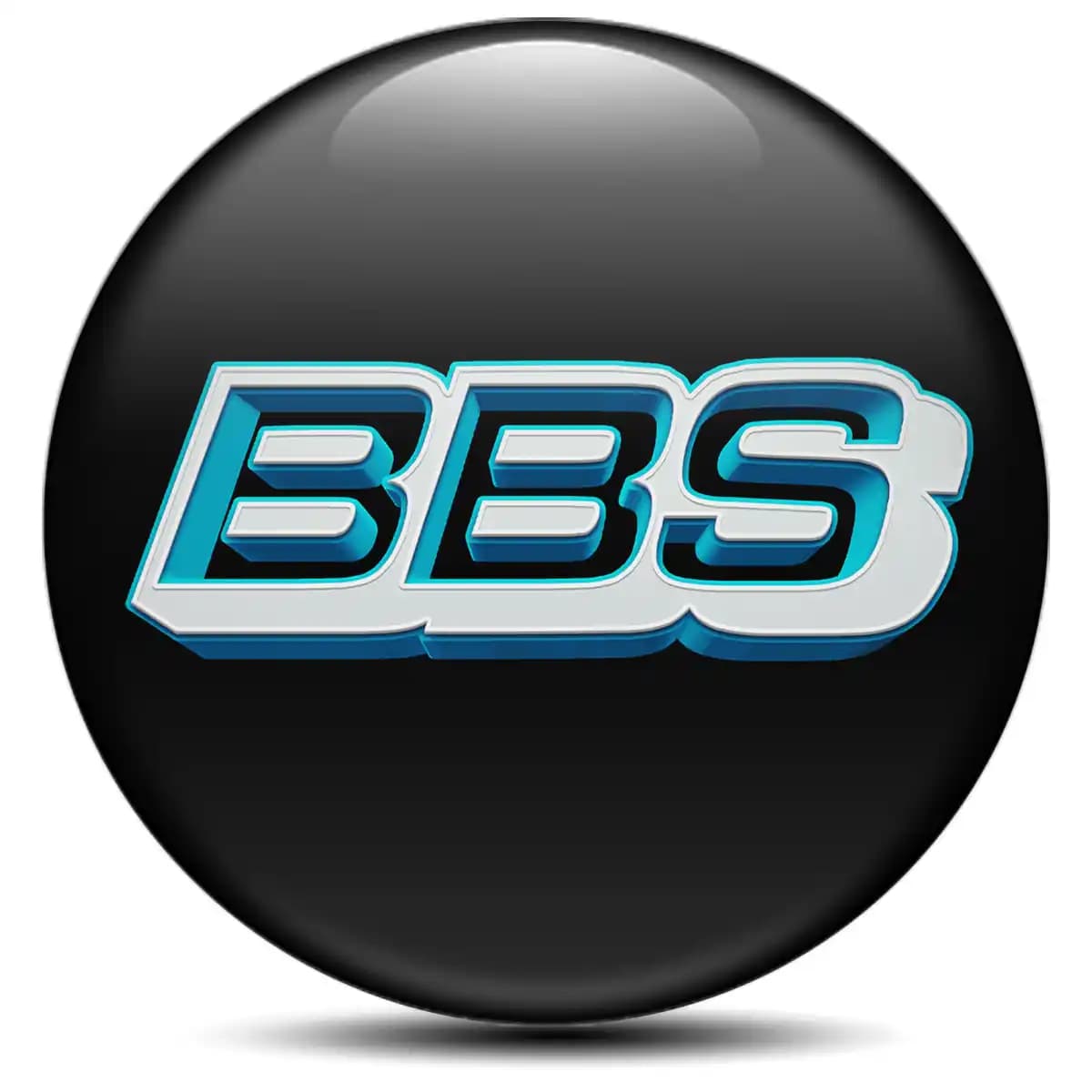 BBS Logo Emblem Self-Adhesive Stylish Design