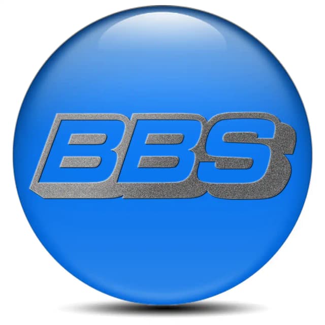 BBS Wheel Emblems Tuning Car