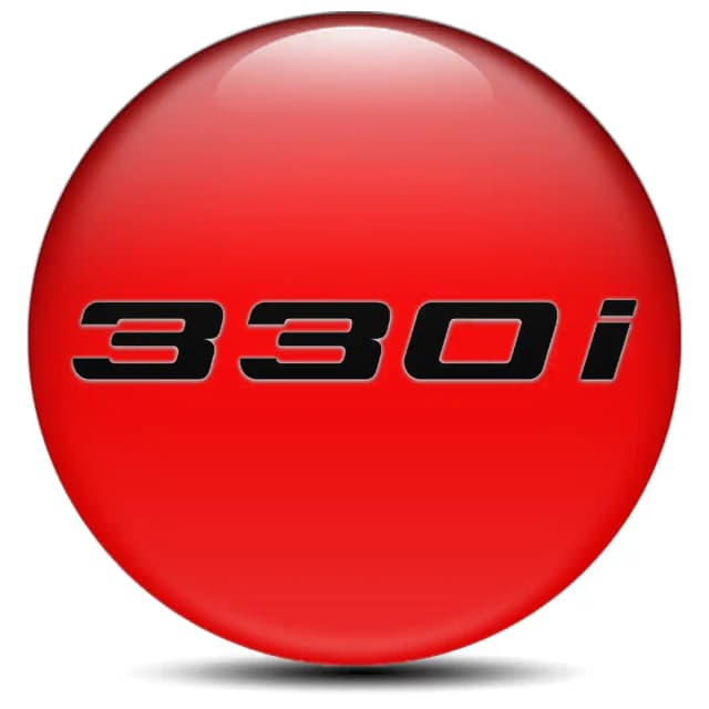 BMW 330i Badge Emblems Center Cap Stylish Design