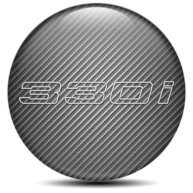 BMW 330i Domed Emblem Stylish Design