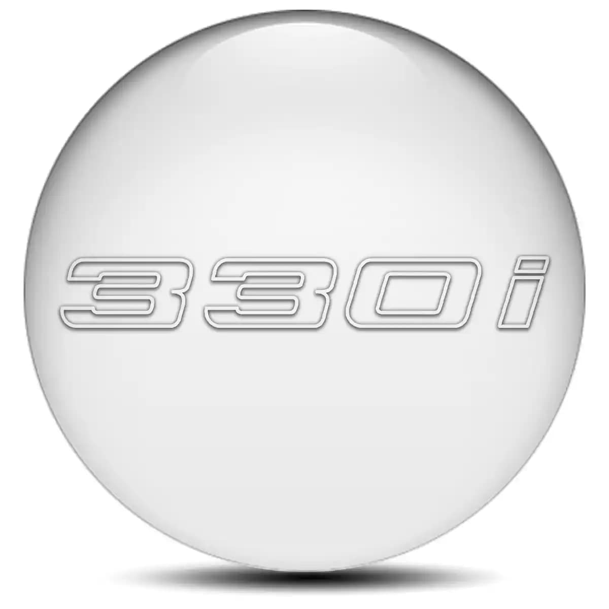 BMW 330i Emblem Badge Stylish Design