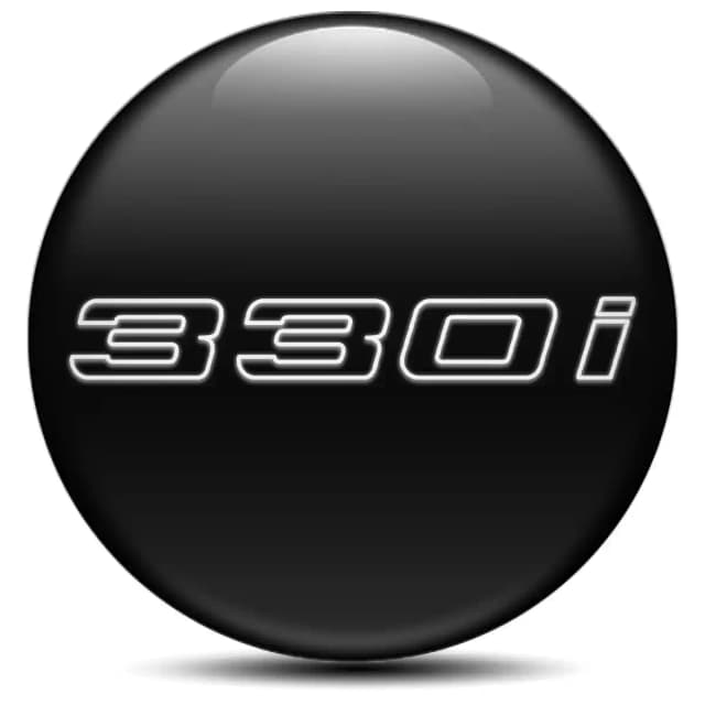 BMW 330i Emblem Center Hup Cap Stylish Design