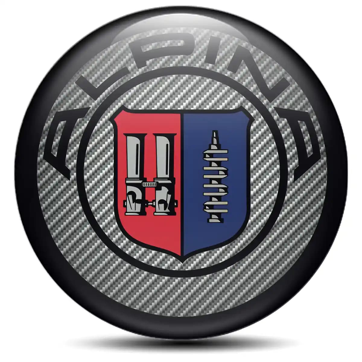 BMW Alpina Badge Emblems Center Cap Stylish Design