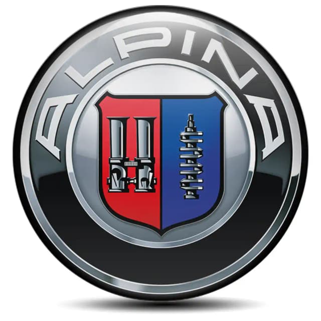 BMW Alpina Domed Sticker Self-Adhesive Stylish Design