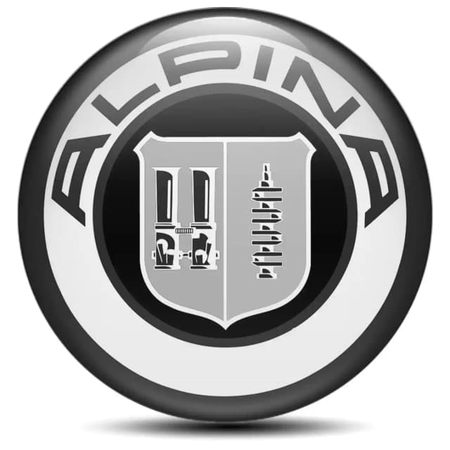 BMW Alpina Emblem Center Hub Cap Self-Adhesive Stylish Design
