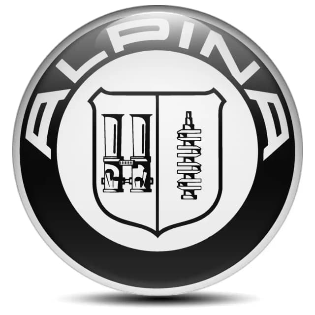 BMW Alpina Wheel Emblem Self-Adhesive Stylish Design