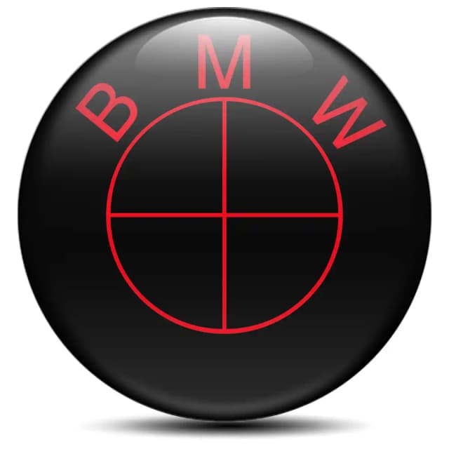 BMW Domed Emblem Self-Adhesive Stylish Design