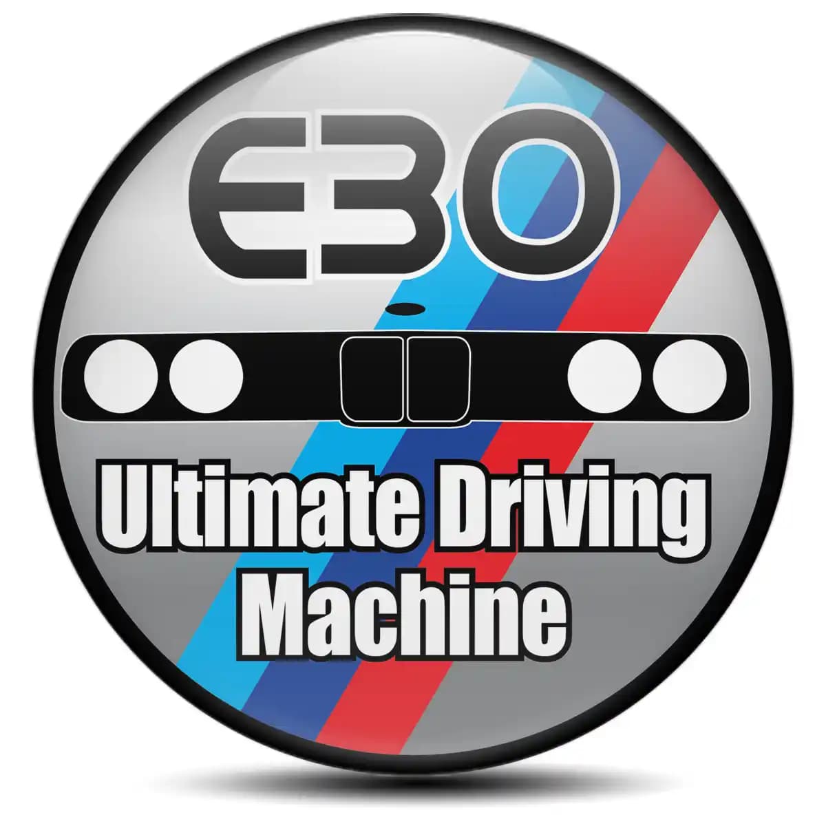 BMW E30 Domed Emblem Stylish Design