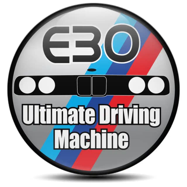 BMW E30 Domed Emblem Stylish Design