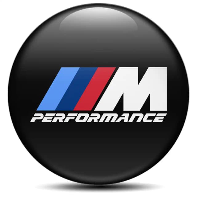 BMW M Domed Sticker Stylish Design