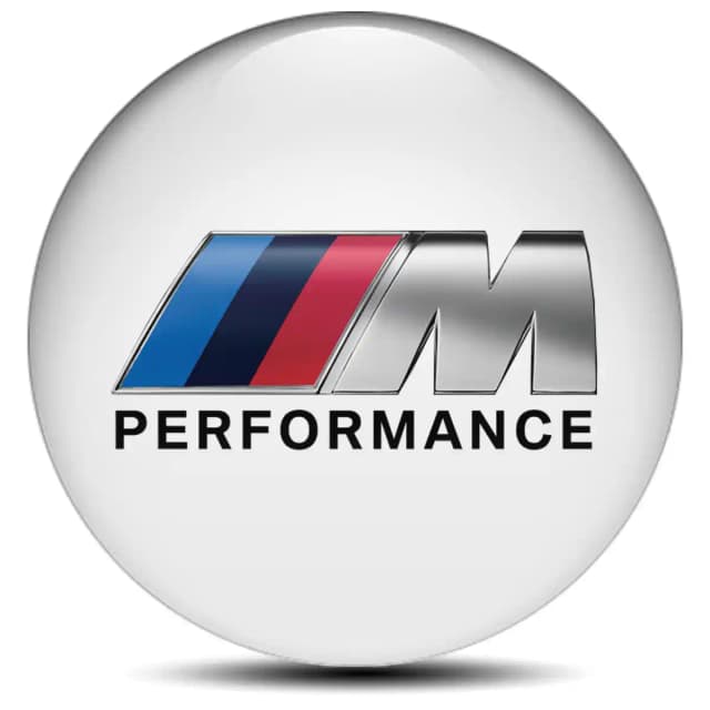 BMW M Emblem Wheel Center Caps Stylish Design