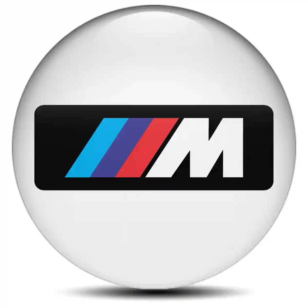 BMW M Power Epoxy Sticker Branded Edition