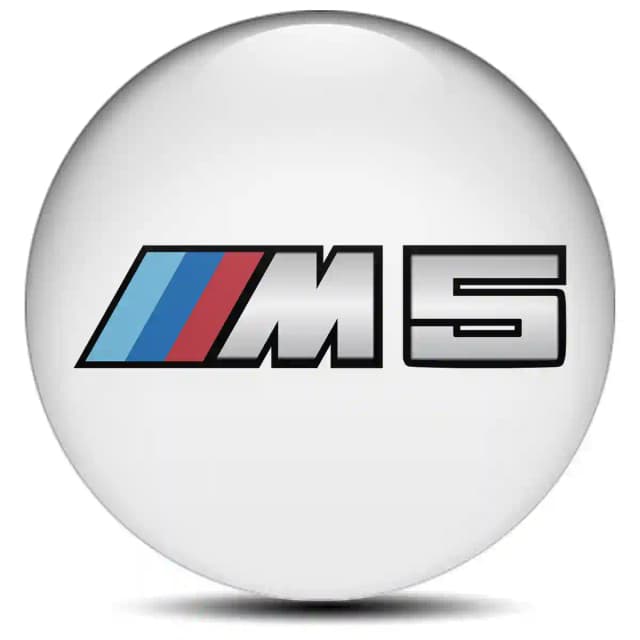 BMW M5 Domed Sticker Self-Adhesive Limited Edition