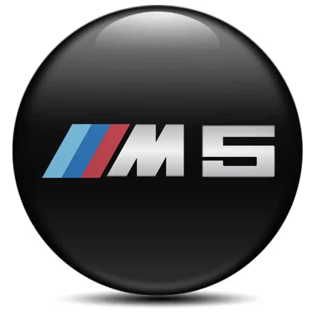 BMW M5 Emblem Badge Self-Adhesive Limited Edition