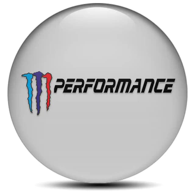 BMW Performance Domed Sticker Stylish Design