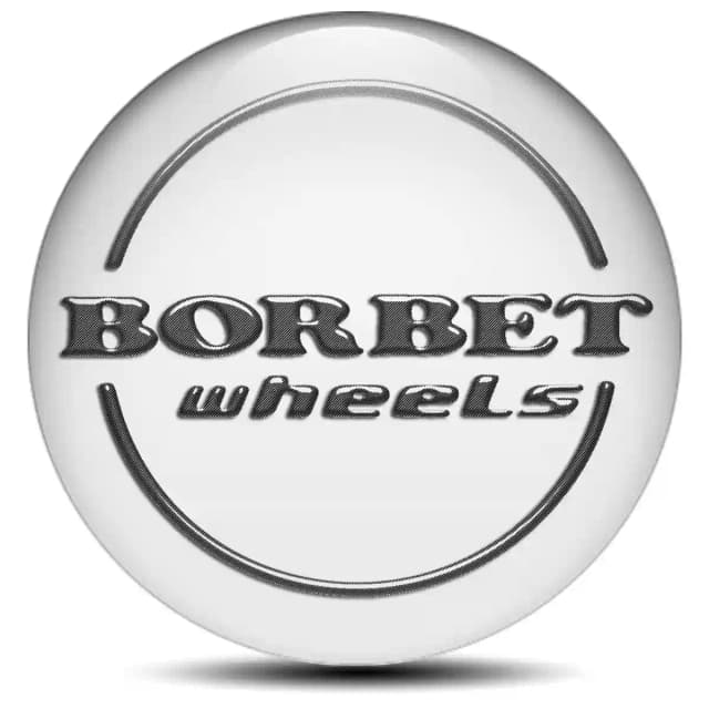 Borbet Badge Emblems Center Cap Luxury Edition