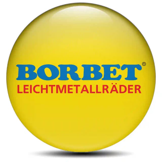 Borbet Badge Emblems Center Cap Stylish Design