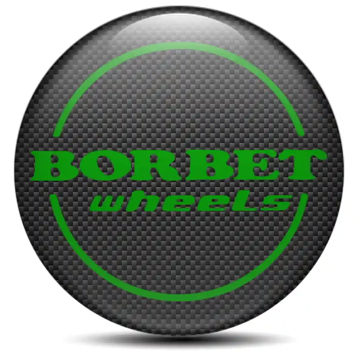 Borbet Domed Emblem Self-Adhesive Stylish Design